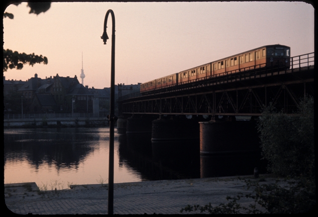 Sunrise over East Berlin