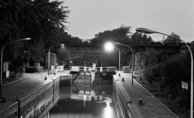 Tiergarten canal locks