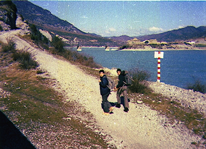 Student hikers.