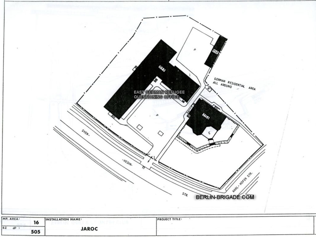 Post Engineer's drawing of Sven-Hedin-Strasse 9 and 11.