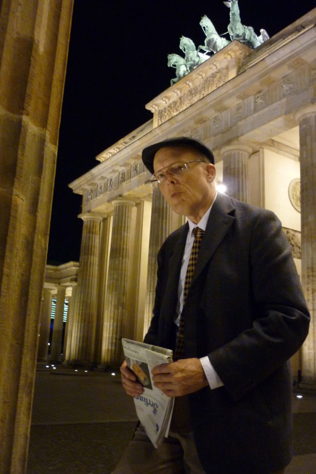 Webmaster at Brandenburg Gate.